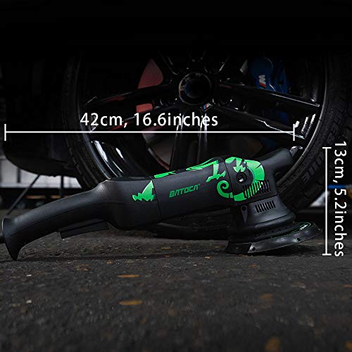 Batoca Dual Action Polisher, Car Buffers And Polishers, 6 Inches And 700W Random Orbital Polisher, 6 Variable Speed Da Polisher With Polishing Pads For Waxing,Buffing,Sanding #TOP1