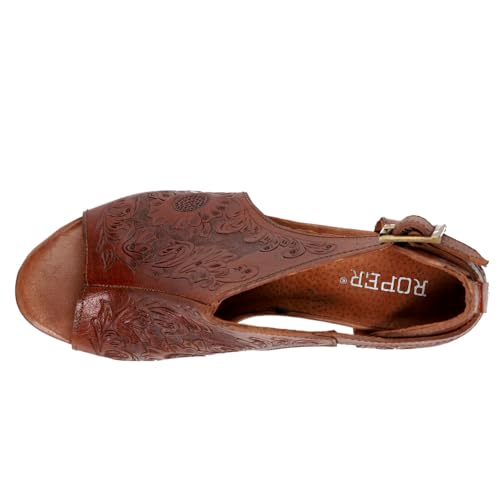 ROPER Women's Mika Closed Back Block Heel Pumps Heeled Sandal4