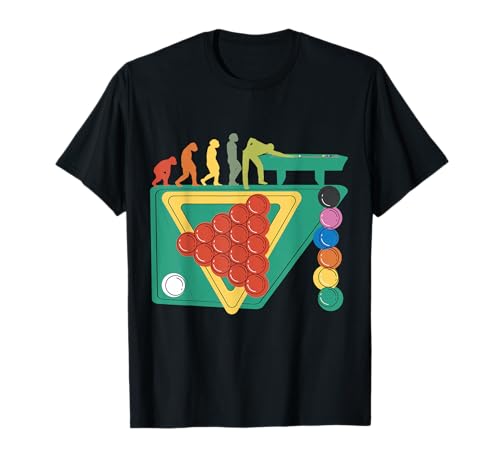 Snooker Spiel Gamer Snooker-Tisch Snookerkugeln Pool Snooker T-Shirt