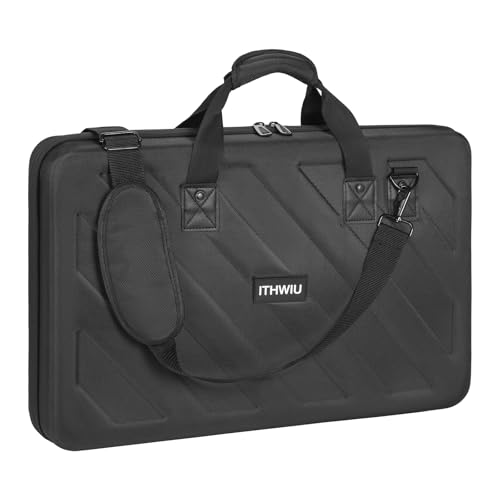 【Dimensioni maggiori adatte per controller DJ】Dimensioni esterne: 46*11*71 CM (18*4.33*27.95 pollici). Dimensioni interne: 69 x 8 x 44 cm (27,16 x 3,15 x 17,32 pollici). Progettato esclusivamente per Pioneer DDJ-RX/SX/SX2/SX3/FLX6+Denon MC7000/Denon MC4000/Hercules Inpulse 500. NOTA: Si consiglia vivamente di verificare le dimensioni del tuo dispositivo in base alle nostre misure interne prima dell'acquisto.