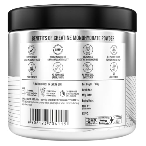 Image of Bigmuscles Nutrition Impact Whey Protein Supplement Combo [1.035kg Rich Chocolate Protein Powder with 100g Creatine Unflavoured]