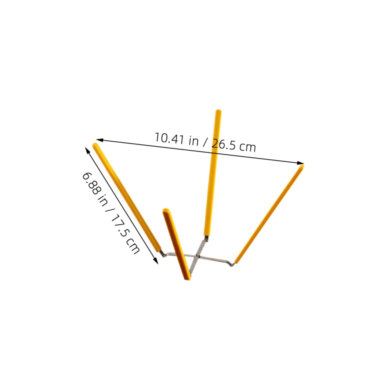 Alipis Rejilla para Enfriar Pasteles de Chifón de Acero Inoxidable y Silicona, Diseño Plegable de 4 Patas Antideslizante, Paquete de 2 Soportes para Hornear