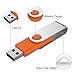 KOOTION 10 X 8GB USB Flash Drive 8g Flash Drive Thumb Drive Memory Stick Pen Drive Keychain Design Orange