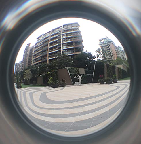 Deksun E3060 Brass 220-Degree Door Viewer For 1-3/8" To 2-23/64”, Bronze #TOP5