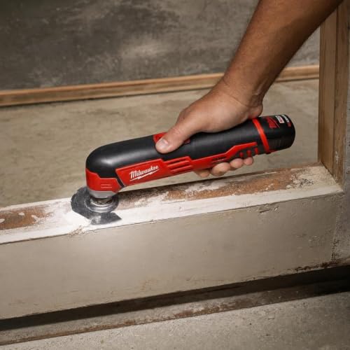 Milwaukee 2426-20 M12 12 Volt Redlithium Ion 20,000 OPM Variable Speed Cordless Multi Tool with Multi-Use Blade, Sanding Pad, and Multi-Grit Papers (Battery Not Included, Power Only) - image 5
