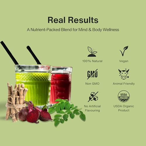 Image of Trio Organic Superfood 600g Powder Combo | Ashwagandha, Beetroot & Moringa (200g Each) | Natural Immunity, Energy & Detox Support | Superfood Blend for Skin Glow, Hair Health & Stress Relief