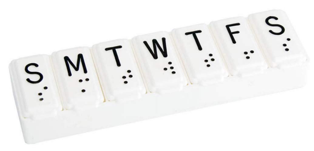 Apex 7-Day Pill Organizer Medium (Color may vary) 1 ea image 4
