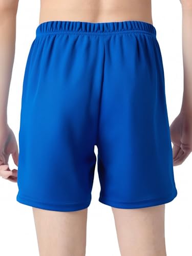 YiZYiF Kids Boys Color Block Sports Shorts Quickdry Mesh Athletic Shorts for Soccer Basketball Running Workout2
