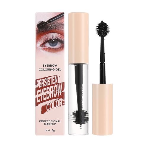 Gel de ceja transparente: fórmula de escultura de cejas, cera de estilo transparente | Magno de mantenimiento impermeable, setter de cejas resistente al sudor, herramienta de definición de longitud de
