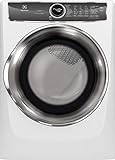 Electrolux EFMG627UIW 27 Inch Gas Dryer with 9 Dry Cycles, Steam Cycle, Energy Star Certified, Energy Star, Perfect Steam Wrinkle Release in White