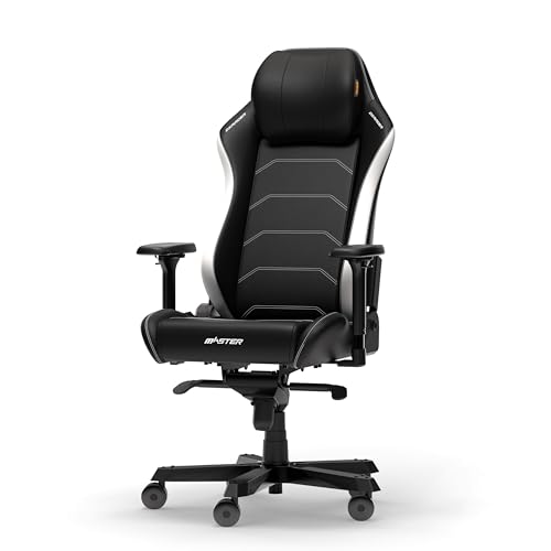 DXRacer Master XL Noir & Blanc Simili Cuir EPU la Chaise Gaming Originale