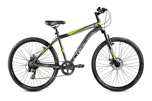 Image of CRADIAC - Hustler X7 MTB 21 Gear Cycle for Boys & Adults | 29 Inch Cycle for Men (Mountain Bike) Gear Bicycle 21 Speed with Disc Brake & Front Suspension | 15+ Years | 5.8FT+