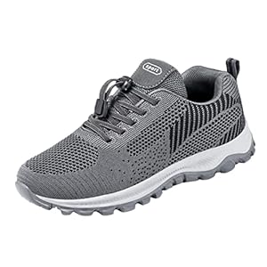 IQYU Sneakers ademende fitnessschoenen voor heren, lichte loopschoenen, outdoor, fitness, jogging, schoenen voor gezwollen voeten, waterdicht, trekkingschoenen, aquaschoenen, heren, slip-sneakers voor heren