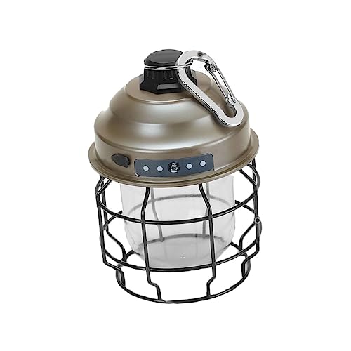GRIRIW 1Set Retro Rechargeable Camping Lantern Portable Multi Use Light with Buckle Design for and Emergency Situations Warm Light for Camping and Hiking