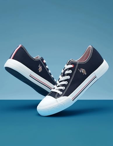 Image of U.S. Polo Assn. Men's Shoe |Drew 2.0|Black Stylish Casual Sneaker