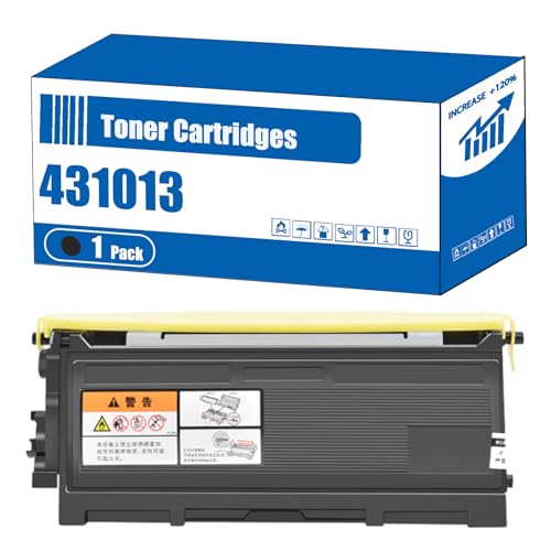Compatible for Ricoh 431013 Toner Cartridges Type 1190 Fax 1190L Printers, High Yield 3500 Pages, Accurate Imaging Rich Colors (1 Pack Black)