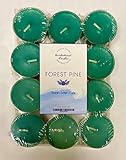 Scentsational Candles Tealight Candles - Made in the USA - Exclusive New Feature: Sealed in a Reclosable Bag to Preserve Scent and Safe Storage 30 Pack - (Fresh Pine)