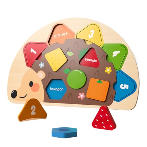 Jouet de tri de couleurs en bois pour calmer bébé en voyage en voiture