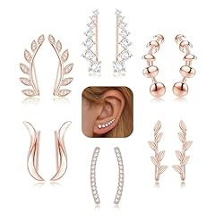 Rose Gold Crawler Earring