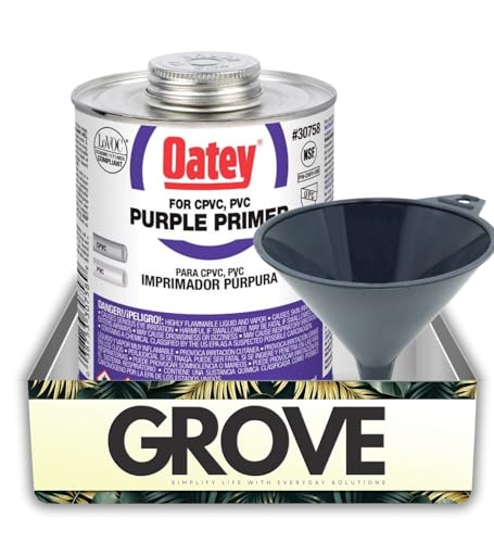 Combo de pegamento y primer para PVC 32 oz con embudo miniatura 1
