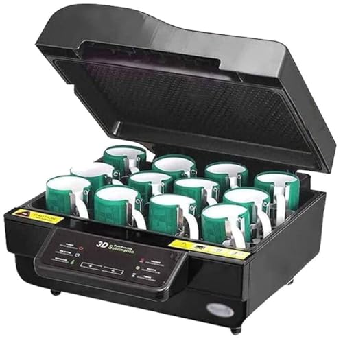 Máquina de Sublimación 3D con Vacío y Control de Temperatura