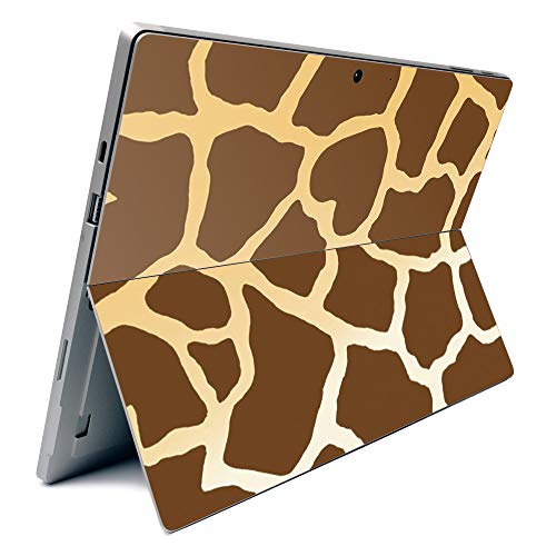 Image of MightySkins Carbon Fiber Skin for Microsoft Surface Pro 7 - Giraffe | Textured Carbon Fiber Finish | Easy to Apply, Remove, and Change Styles | Made in The USA