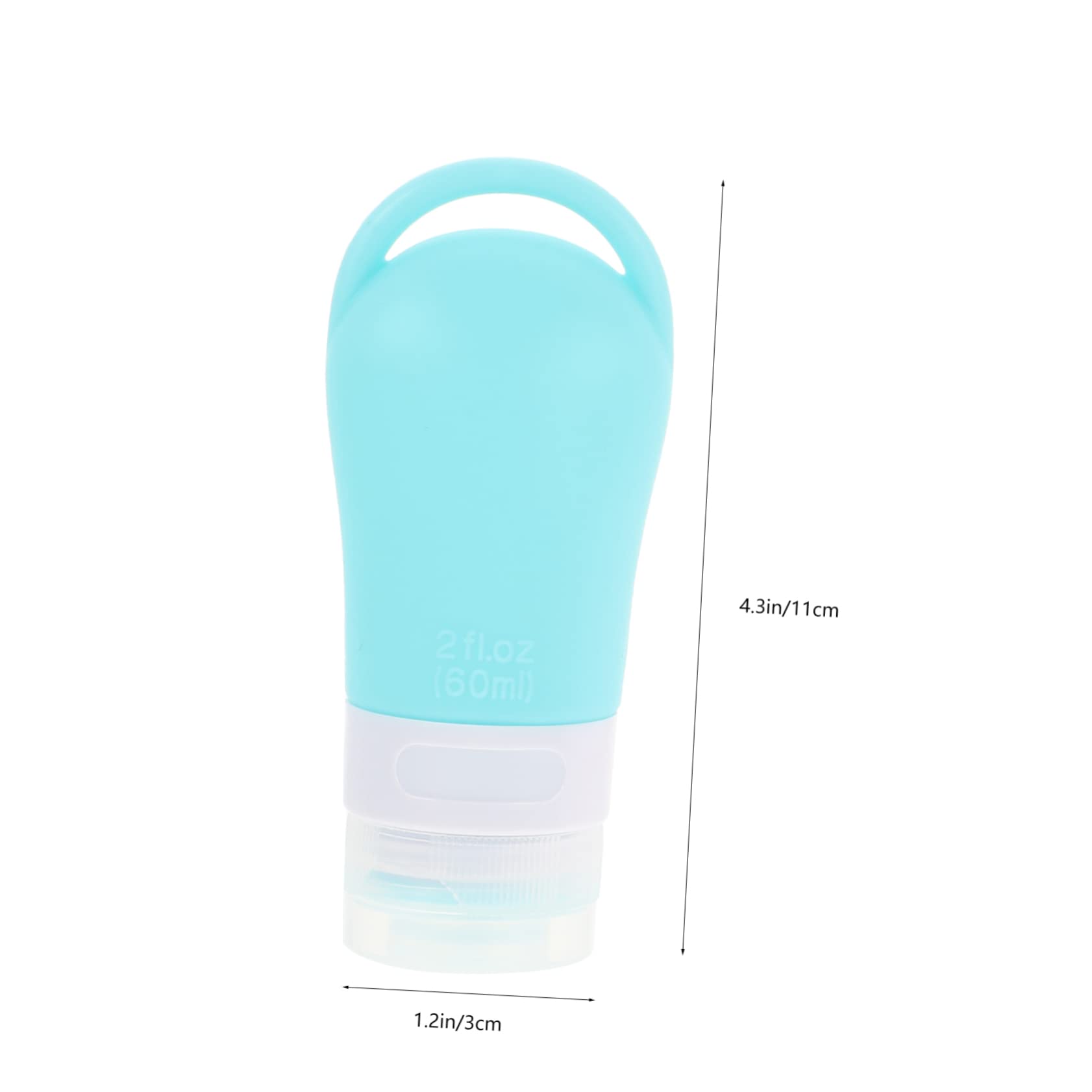 FOMIYES 12piezas Botellas De Silicona Reutilizables Para Viaje De Contenedores De Cosméticos Portátiles Diseño Prueba De Fugas Para Viajes Cortos y Almacenamiento De Líquidos