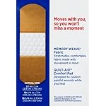 Band-Aid Brand Flexible Fabric Adhesive Bandages, Comfortable Sterile Protection & Wound Care for Minor Cuts & Burns, Quilt-Aid Technology to Cushion Painful Wounds, Assorted Sizes, 30 ct