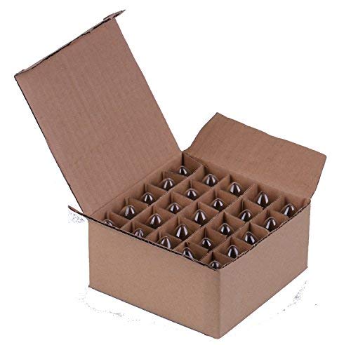 25 Pack C7 Christmas Replacement Light Bulbs, C7 Clear Incandescent Bulb For Christmas String Light, E12 Candelabra Base, 5 Watt, Clear #TOP5