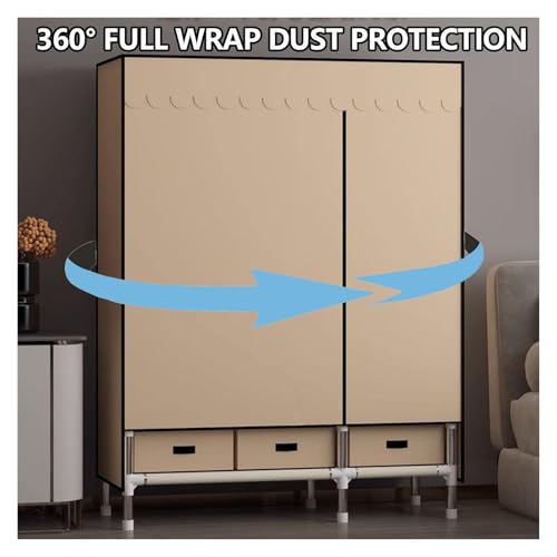 Étagères de garde-robe portables pour optimiser une chambre - 4
