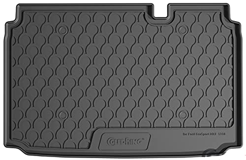 GledringUSA Custom Fit All-Weather Rubber Cargo Mat Compatible for Ford Ecosport - 2018-2022 - No Trimming Needed.