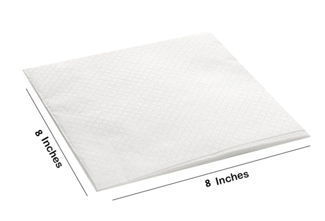 Magic Providers Non-Woven Disposable Face Cleaning Cloth | Beauty Towel | Dry Wipe | For Cleansing Facial Makeup Removal | Saloon Parlour Facial Tissues Multipurpose Napkin -12.5 x11 Inc. Pack of 100 2