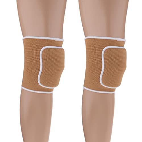 Loom Tree Outdoor Exercise Dance Soccer Roller Skating Protective Knee Sleeve Pad Beige