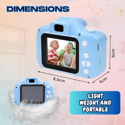 Image of BuyLuxe Mini Camera for Boys & Girls | HD Digital Kids Camera with Video Recording, Photo Capture, Rechargeable Battery | Lightweight & Portable Toy Camera for Kids