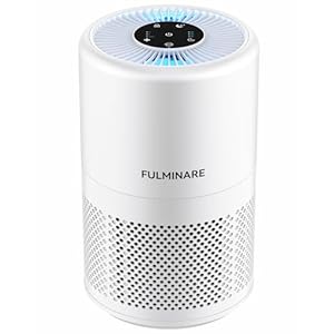 FULMINARE Air Purifiers for Home Large Room, 1095 Ft² Coverage, H14 True HEPA Air Purifier for Bedroom, Pets, Smokers, PM2.5, VOCs… 14 Air Cleaner with Auto Variable Frequency, Sleep Mode, Timer