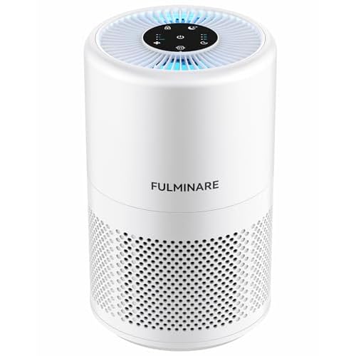 FULMINARE Air Purifiers for Home Large Room, 1095 Ft² Coverage, H14 True HEPA Air Purifier for Bedroom, Pets, Smokers, PM2.5, VOCs… 14 Air Cleaner with Auto Variable Frequency, Sleep Mode, Timer