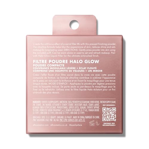 e.l.f. Halo Glow Powder Filter, Pressed Finishing Powder, Buildable Coverage, Crease-Resistant, Blurs the Appearance of Pores - Image 2