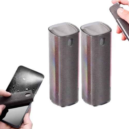 Confezione da 2 spray 2 in 1 per la pulizia dello schermo kit per la della nebbia del touchscreen del telefono kit elettronico per la