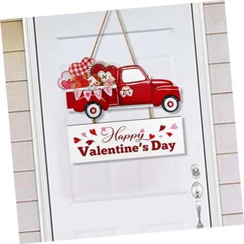 Letreros de madera para pared PRETYZOOM: decoración romántica para cenas de San Valentín 5