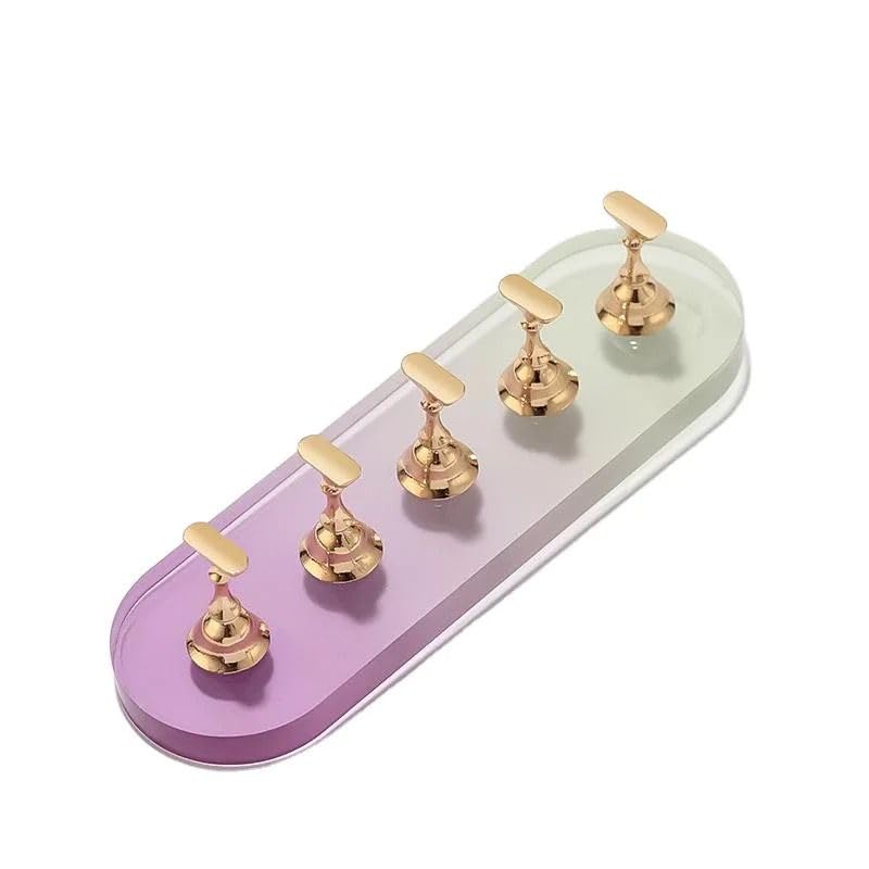 Acrylic Nail Display Stand for Painting Nails | Reusable Magnetic Nail Tip Holder for Salon Use| Diy Fingernail Art Stand for False Nail Tips | Manicure Practice Tool for Nail Technicians-image-41