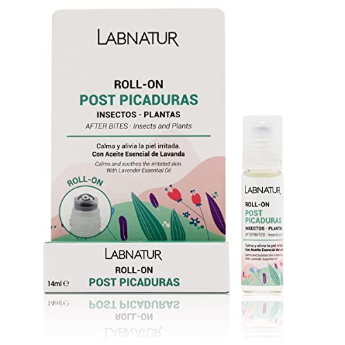 Labnatur Roll-On Post Picaduras Natural – Alivio Rápido y Eficaz con Lavanda y Pantenol – Calma el Picor de Insectos y Plantas, Hidrata y Protege la Piel de Niños y Adultos – Hecho en España – 14 ml
