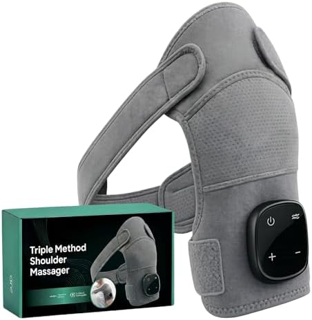 Rejuvacare Shoulder Massager - The Official Triple Method - Heat, Massage & Compression for Shoulder Relief