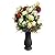 In Ground Grave Vase Cemetery Vase Grave Decoration Memorial Floral Vases with spike and floral foam (flowers are not included)