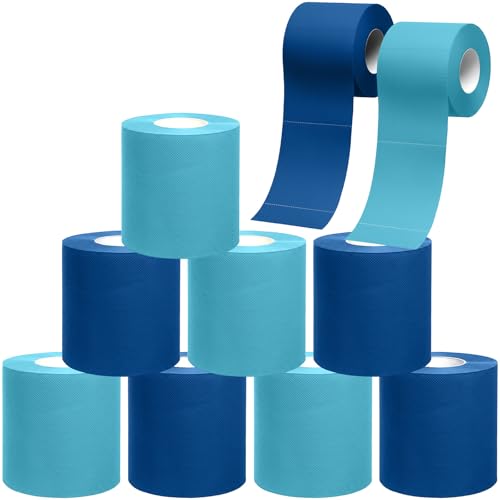 Gilprop 8 Rolls Colored Toilet Paper Multicolor Funny Novelty Toilet Paper Gift Sustainable and Soft...