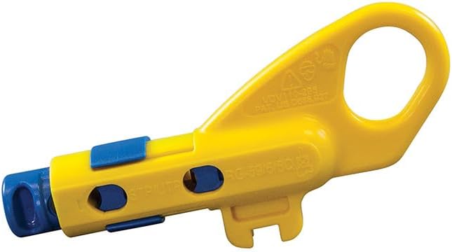 Klein Tools VDV110-295 Data and Coaxial Cable Combination Radial Stripper