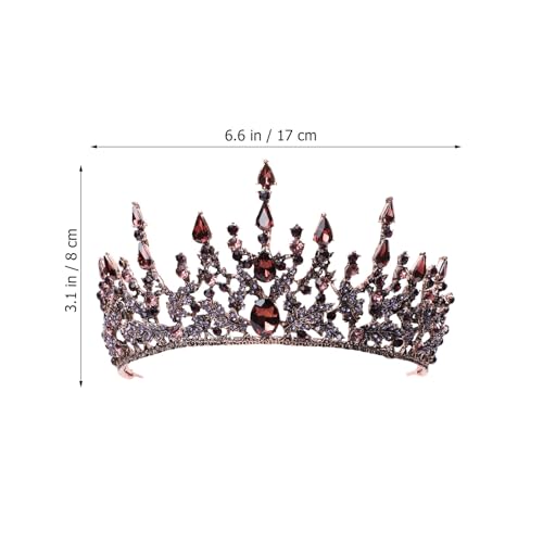 Tiara barroca de aleación libre de níquel para cuero cabelludo 2