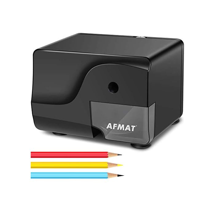 Buy AFMAT Pencil Sharpener Electric, Heavy Duty Pencil Sharpener for 6