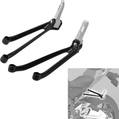 Support repose-pieds passager BMW S1000RR K46 solution duo alu noir robuste - 2
