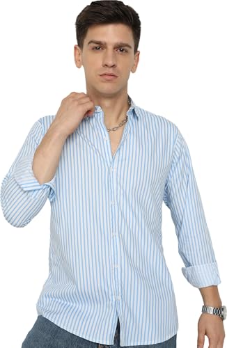 Image of Men's Cotton Casual Printed Solid Stylish Shirt for Men