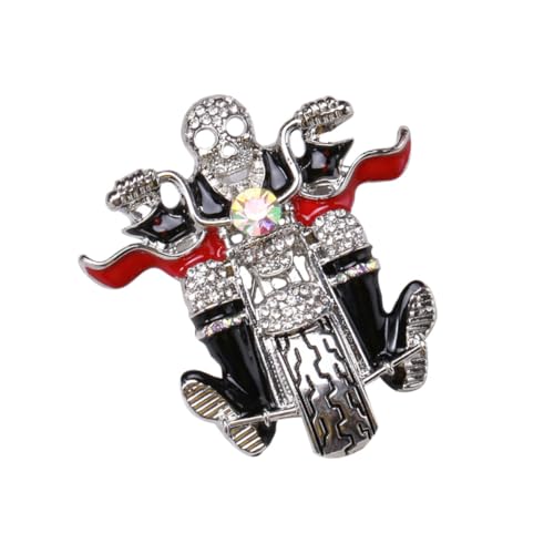 Broche tête de mort unique pour customiser vos vestes et réussir votre look Halloween